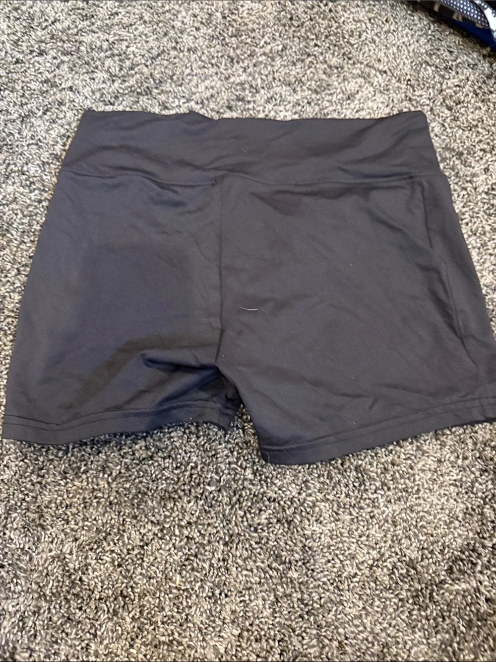 Justice Black girls  Bike/Active Shorts - Gold Logo